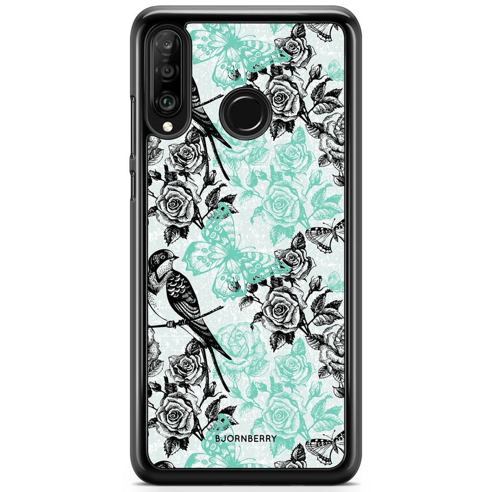 Huawei P30 Lite Case - Birds & Roses