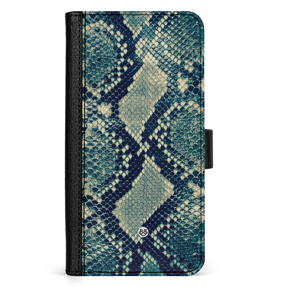Xiaomi 13 Pro Wallet Case - Blue Snakeskin
