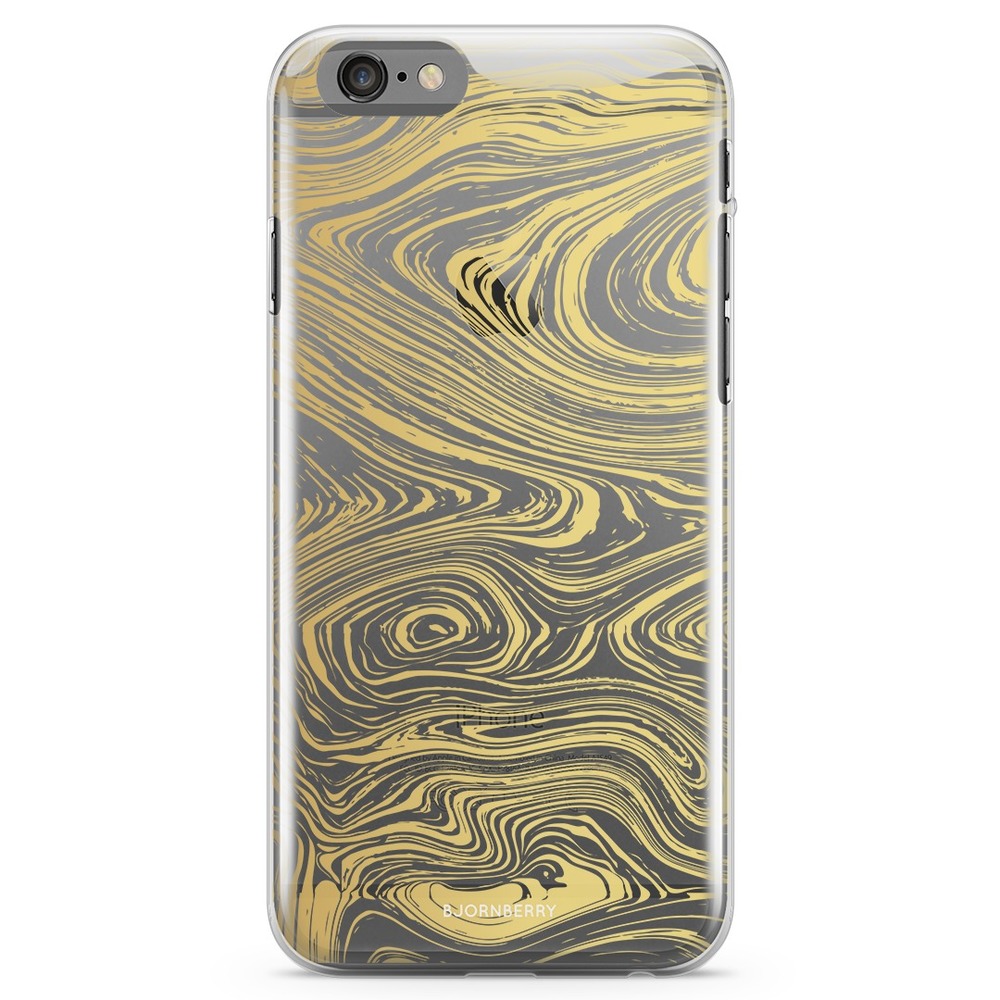iPhone 6/6s TPU Case - Gold Marble