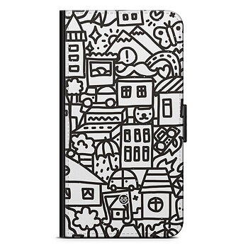 Samsung GalaxyA22 4G Wallet Case - City Life