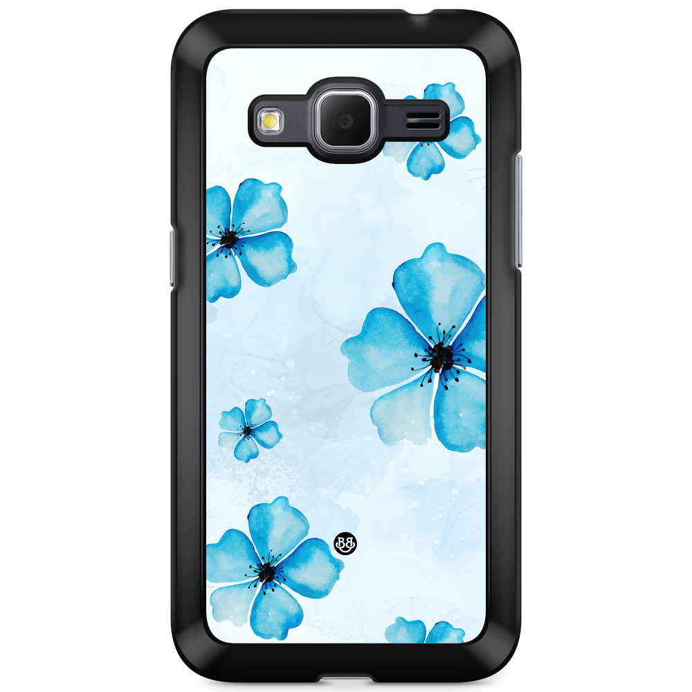 Samsung Galaxy Core Prime Case - WILD BLOOM - Blue Bloom