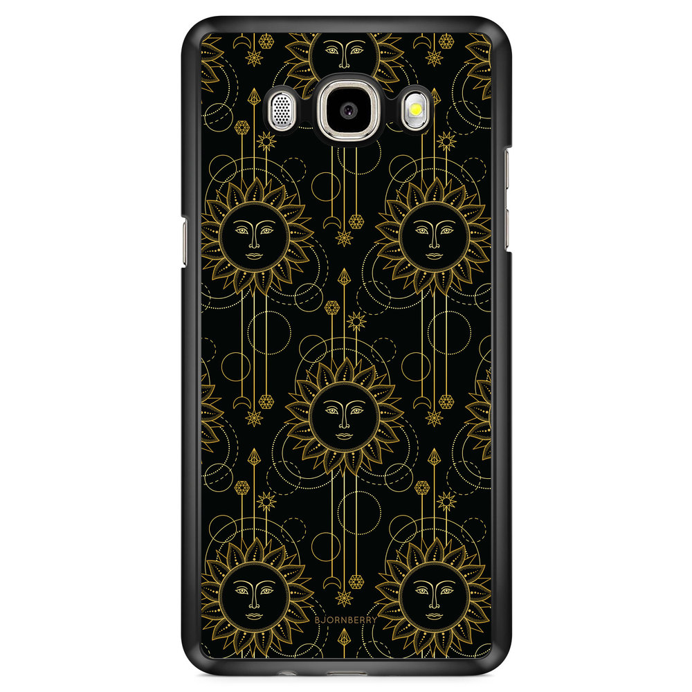 Samsung Galaxy J7 (2016) Case - Gold Suns