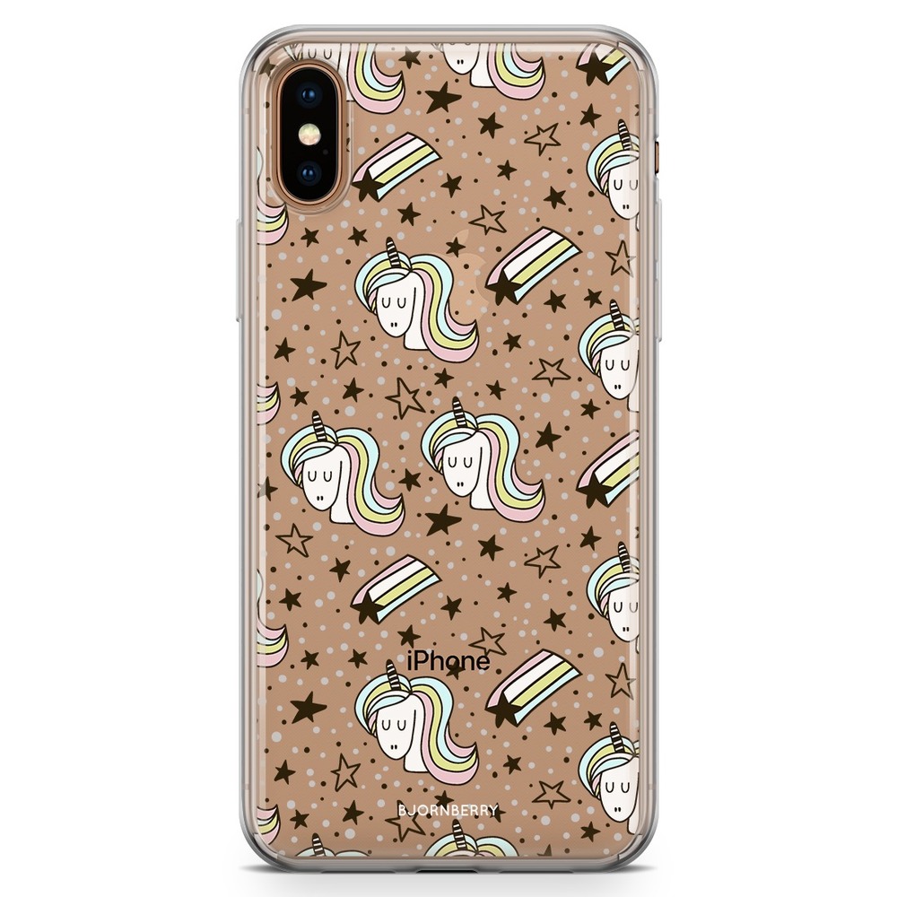 iPhone Xs Max Fashion Case - Unicorn Pattern