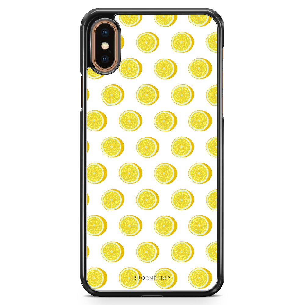 iPhone XS Max Case - Lemon Pattern