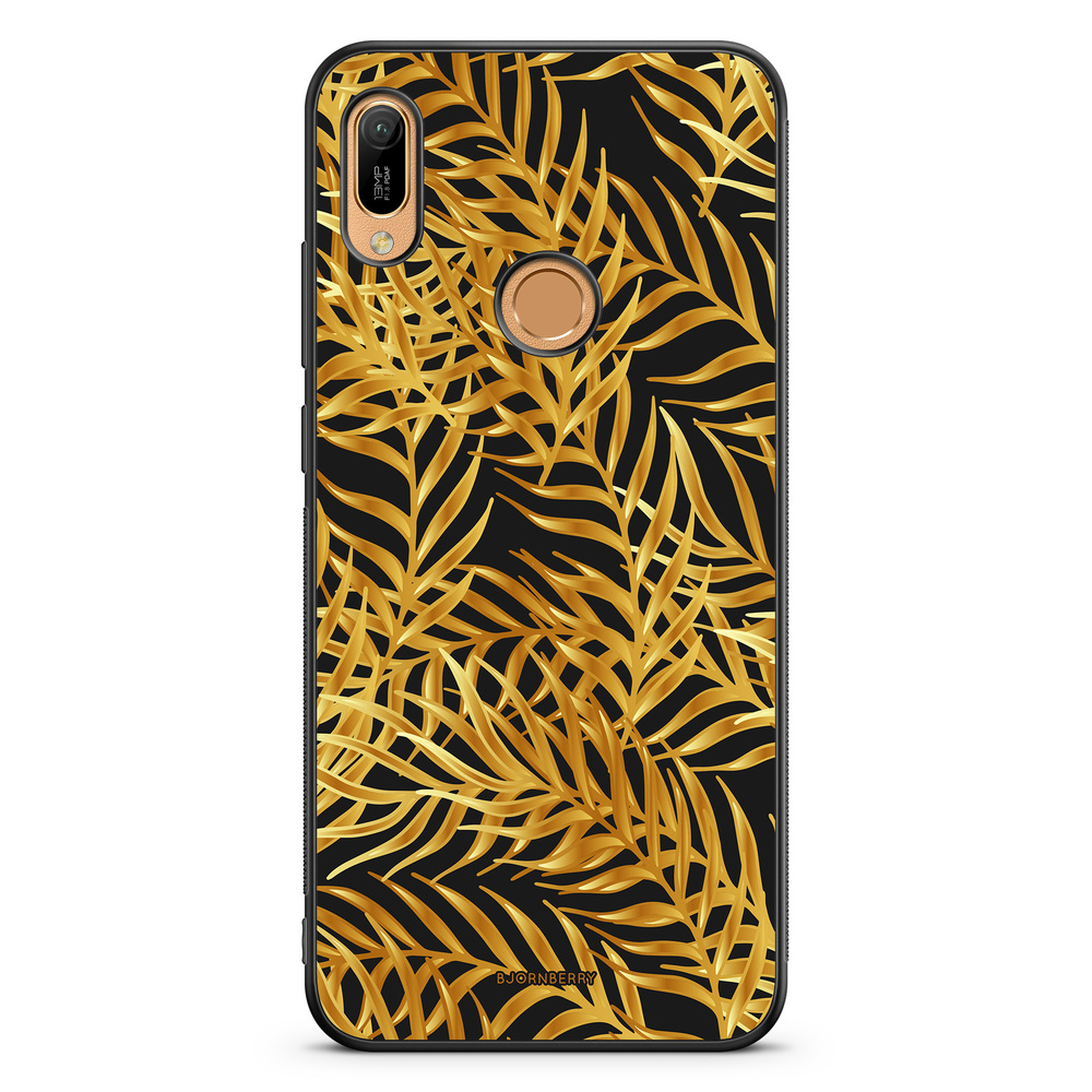 Huawei Y6 2019 Case - Gold Palm