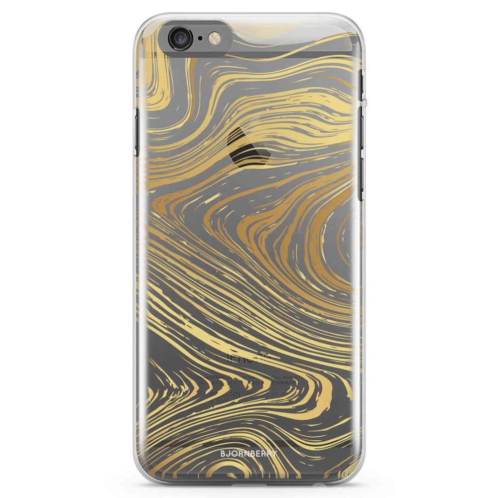 iPhone 6/6s TPU Case - Gold Marble