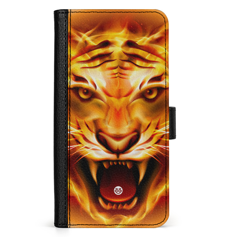 Nothing Phone (2) Wallet Case - Flames Tiger