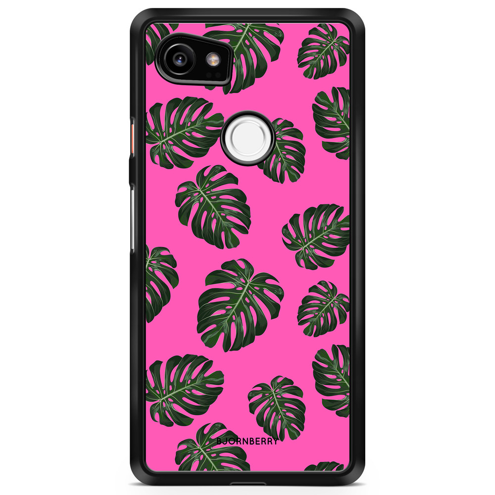 Google Pixel 2 XL Case - Monstera Pink