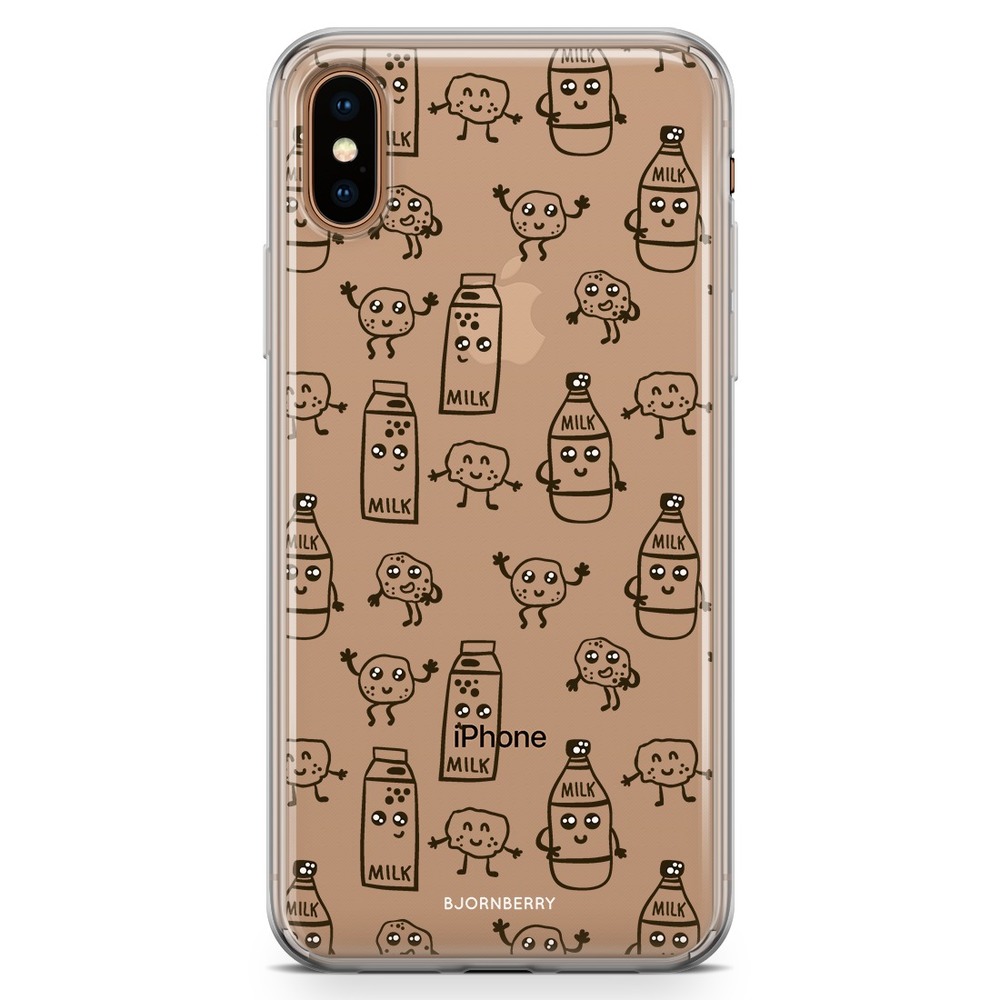 iPhone Xs Max Fashion Skal - Mjölk & Kakor