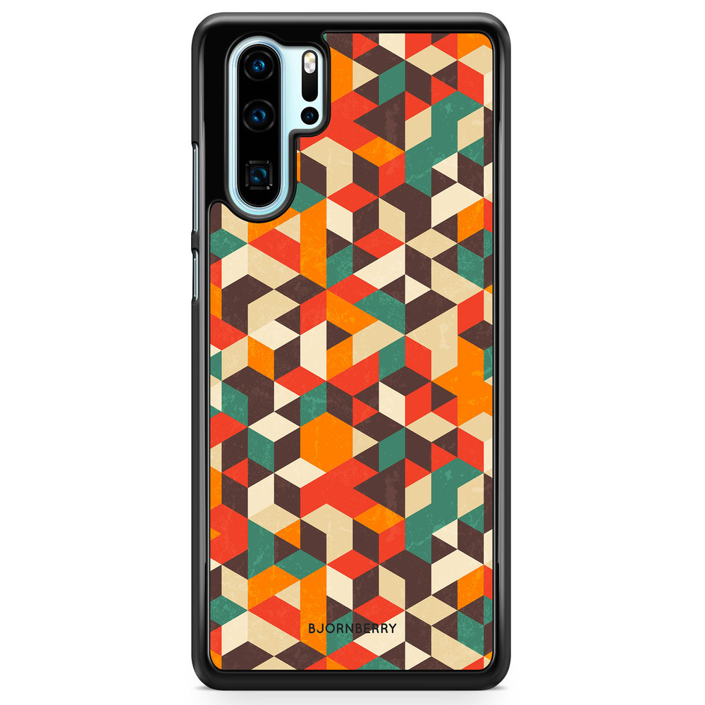 Huawei P30 Pro Case - Retro Geometric