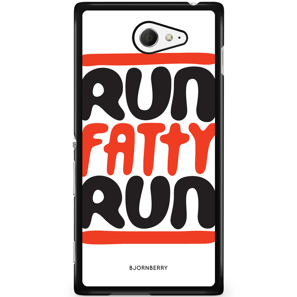 Sony Xperia M2 Aqua Case - Run fatty run