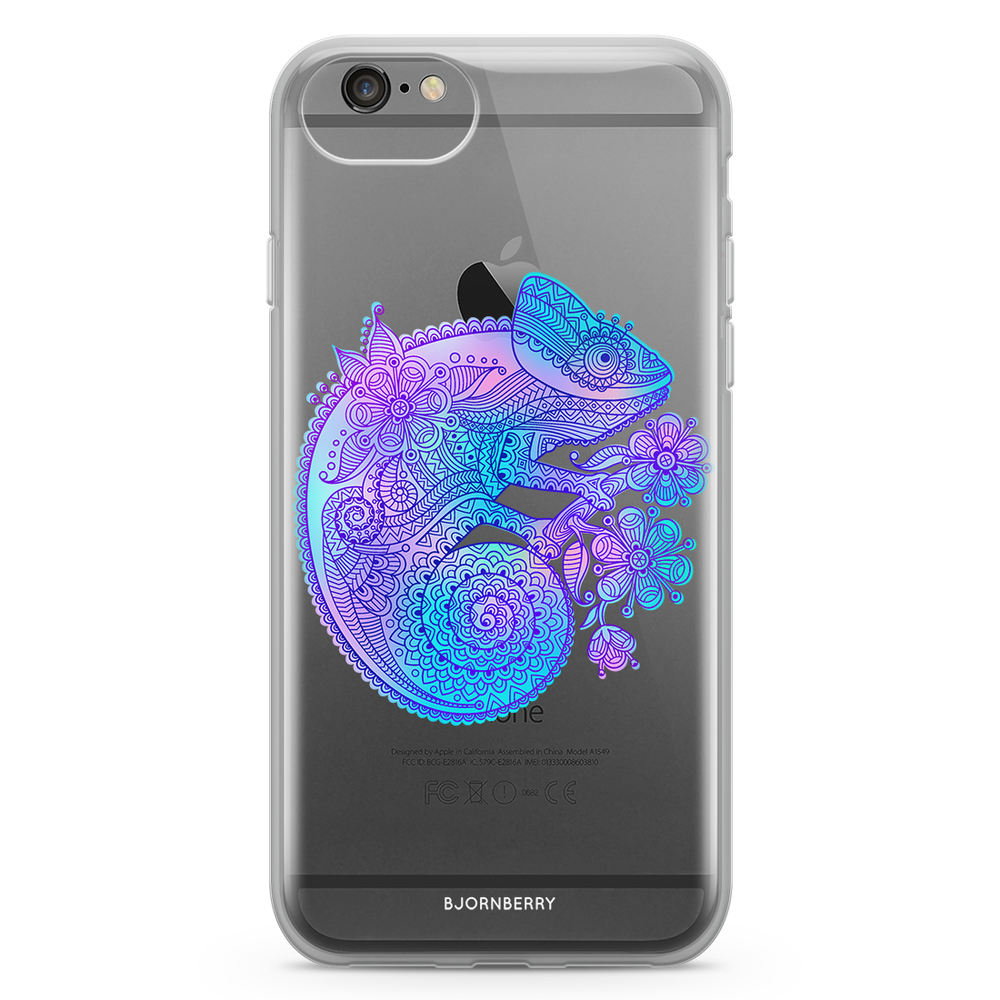 iPhone 6/6s Fashion Case - Mandala Chameleon