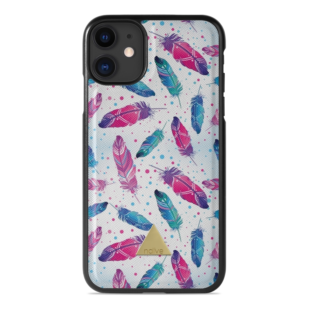 Naive iPhone 11 Case - Feathers