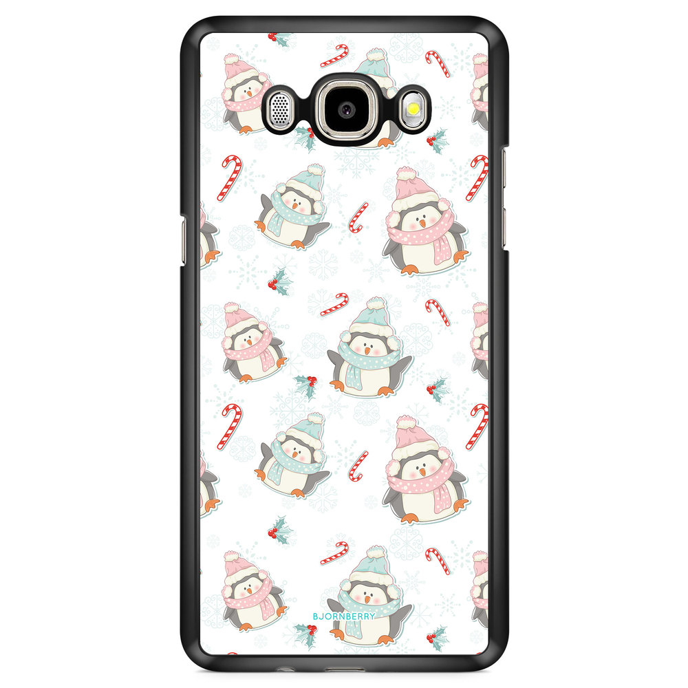 Samsung Galaxy J7 (2016) Case - Christmas Penguins