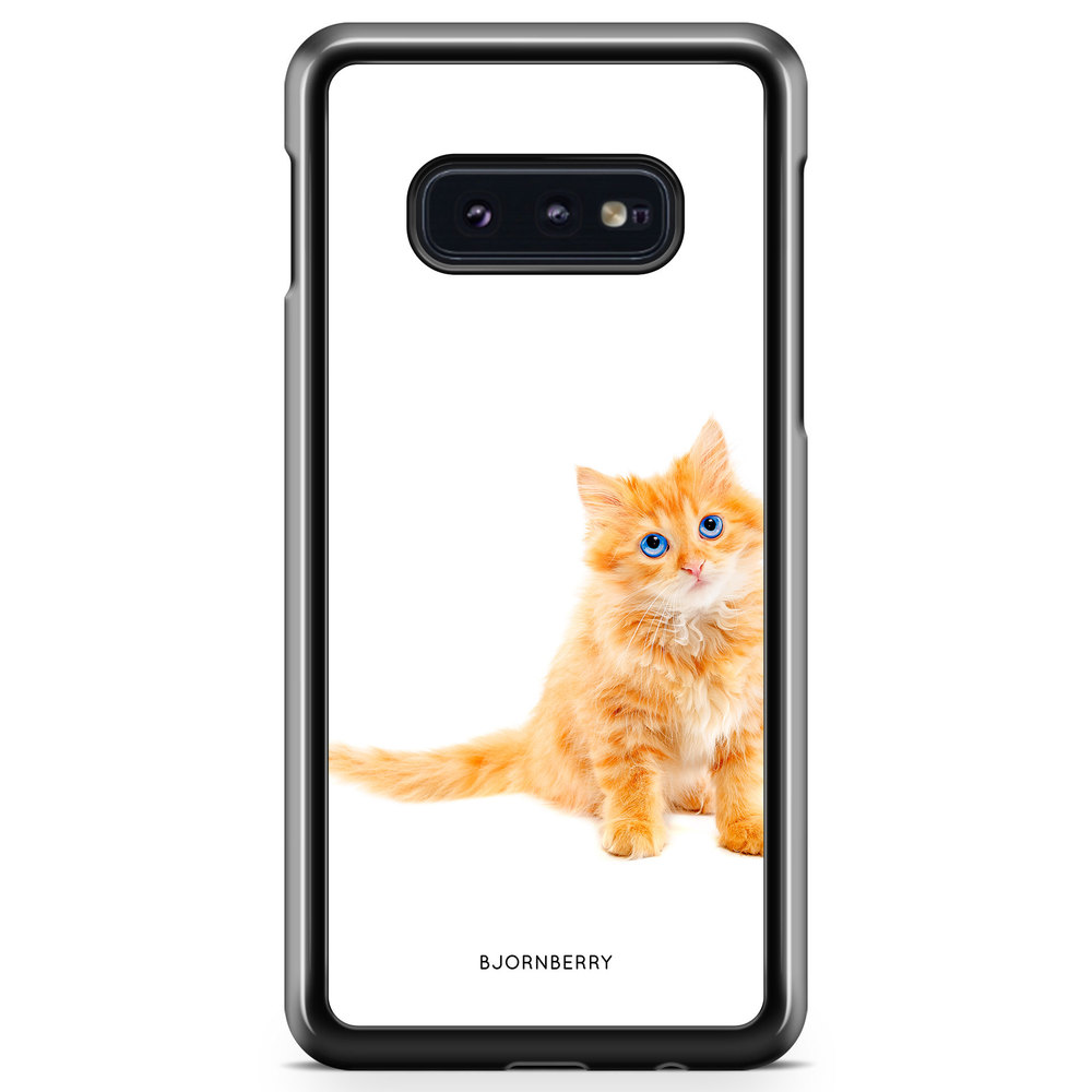 Samsung Galaxy S10e Case - Small Brown Cat