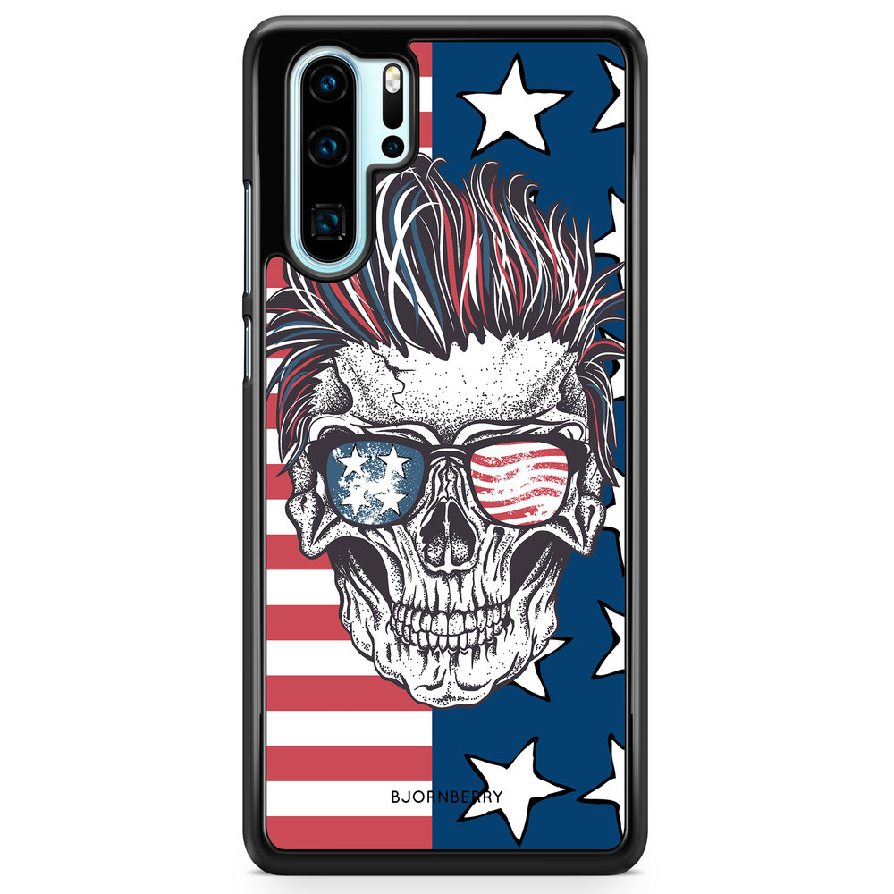 Huawei P30 Pro Case - USA Skull