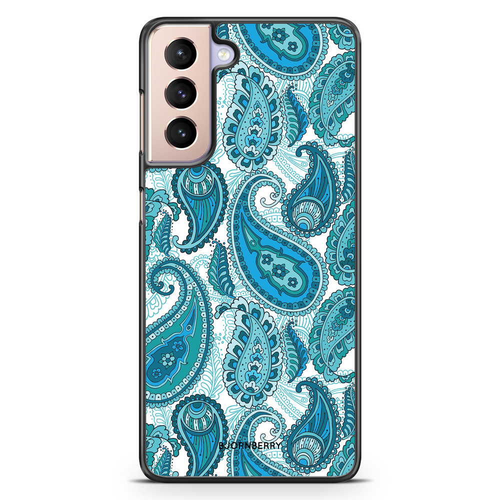 Samsung Galaxy S21 Case - Blue Paisley