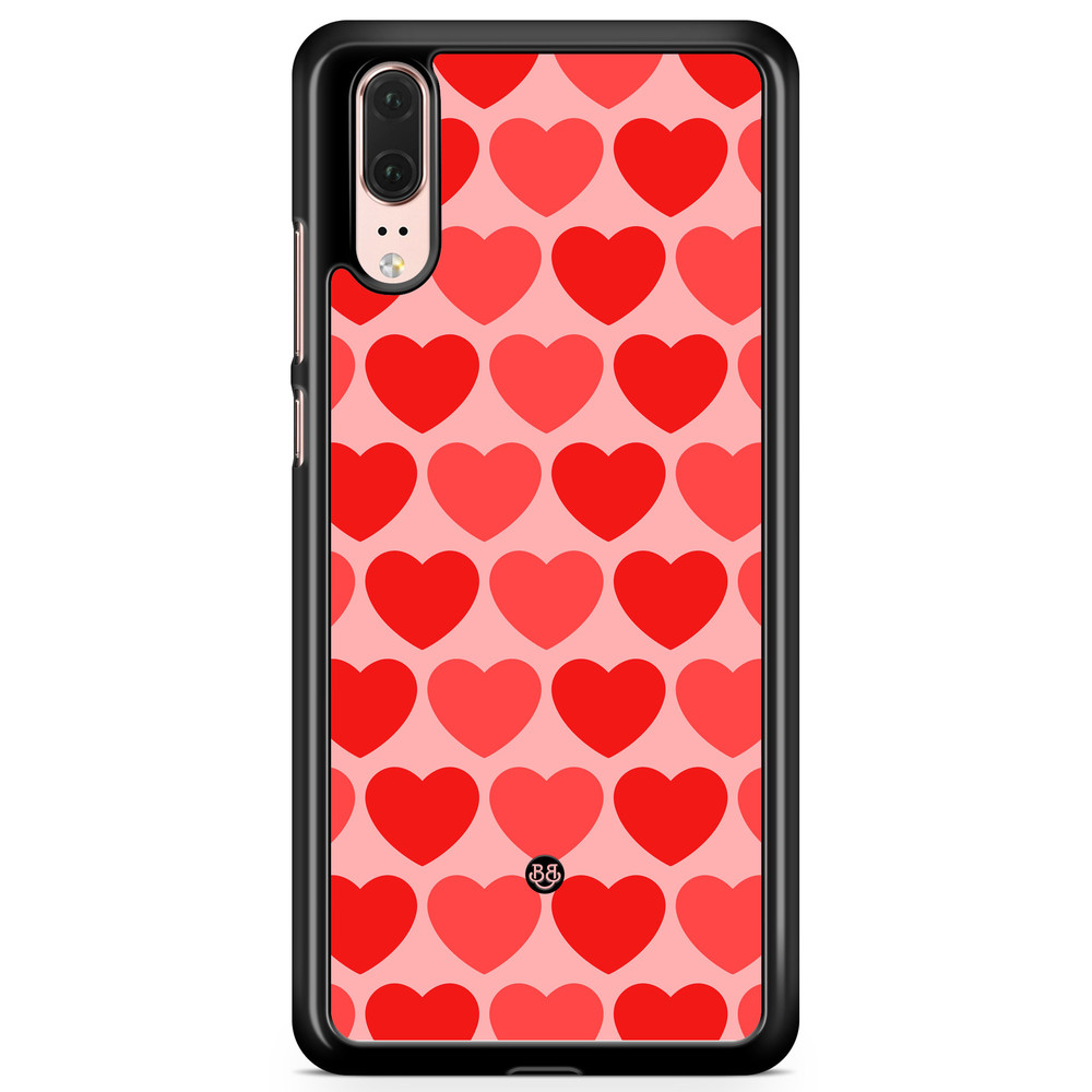 Huawei P20 Case - Red Hearts