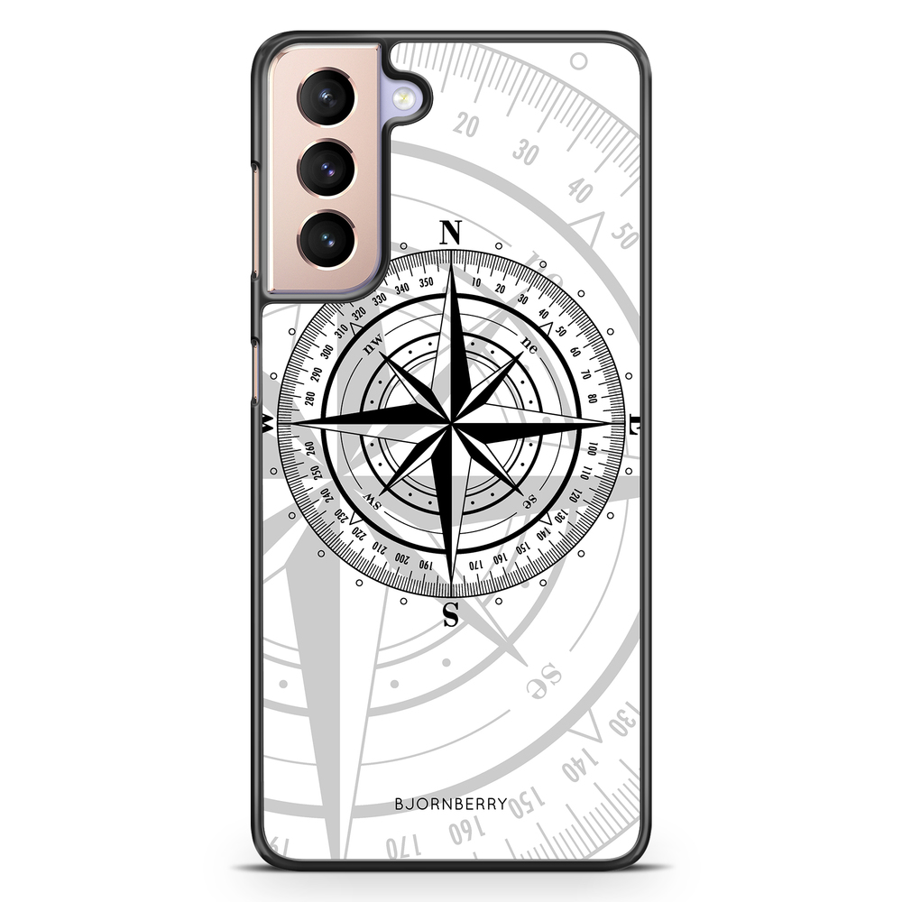 Samsung Galaxy S21 Case - Compass White