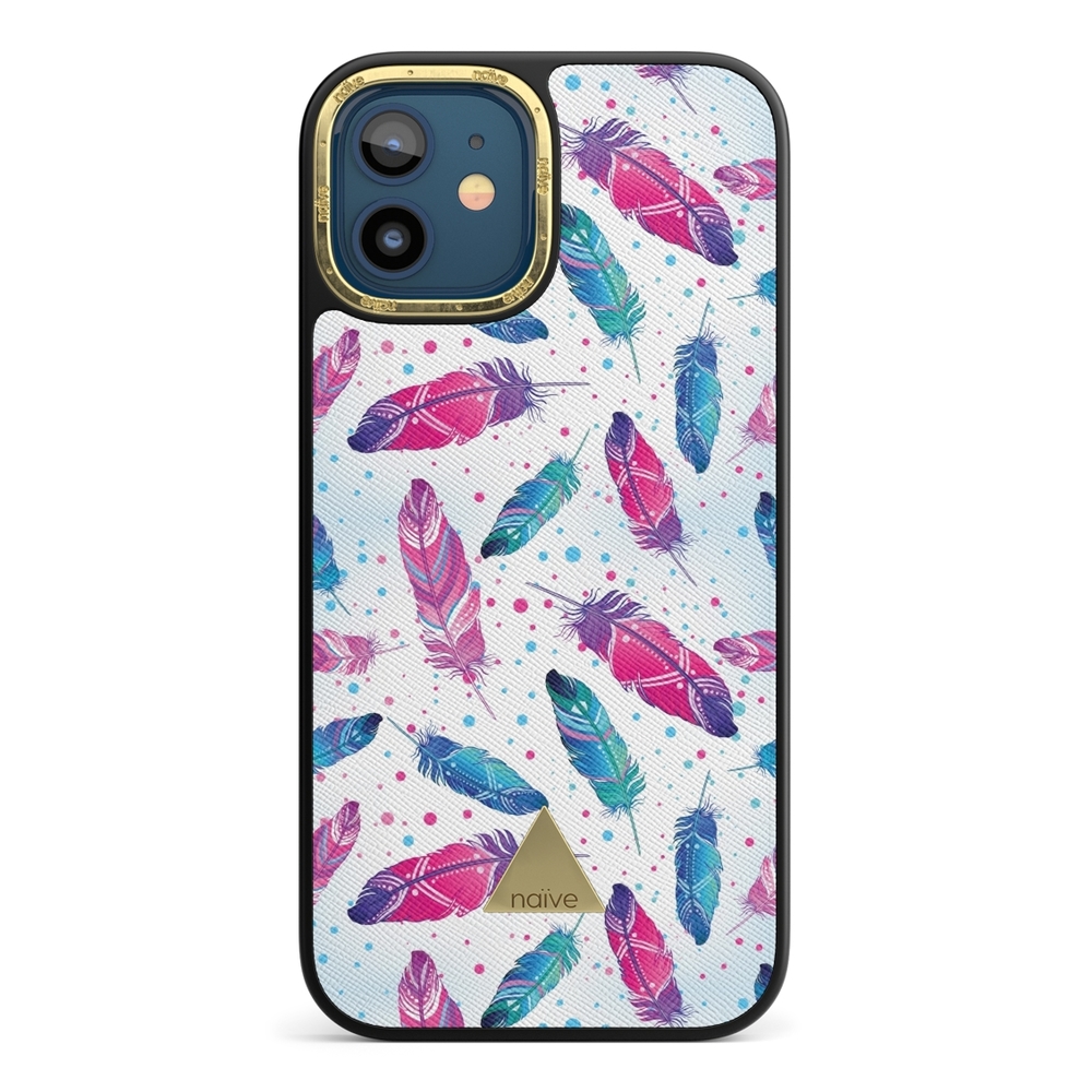 Naive iPhone 12 Mini Case - Feathers