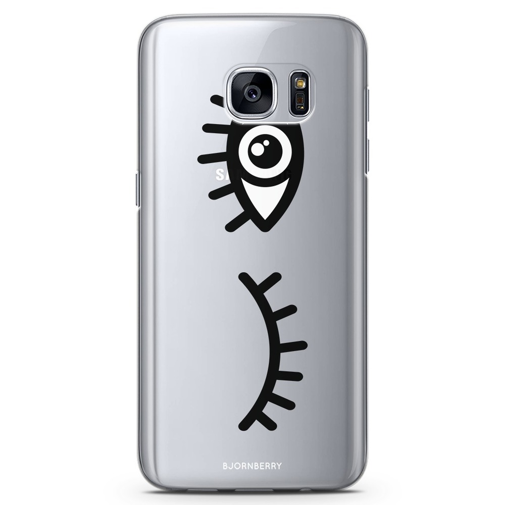 Samsung Galaxy S6 TPU Case - Black Eyes