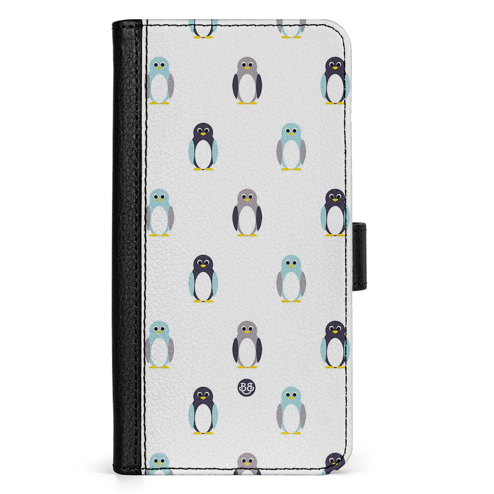 Xiaomi Redmi Note 12 Pro 5G Wallet Case - Penguins