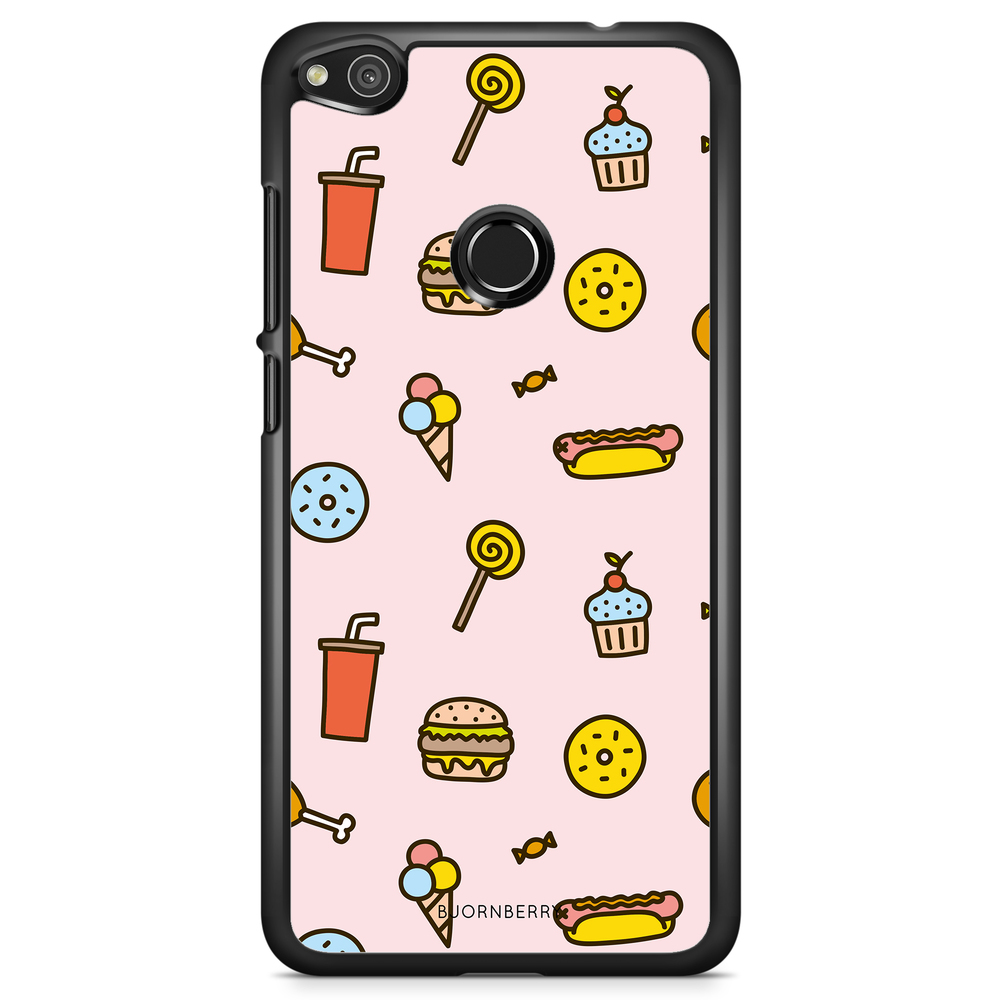 Huawei Honor 8 Lite Case - Junk Food Pattern