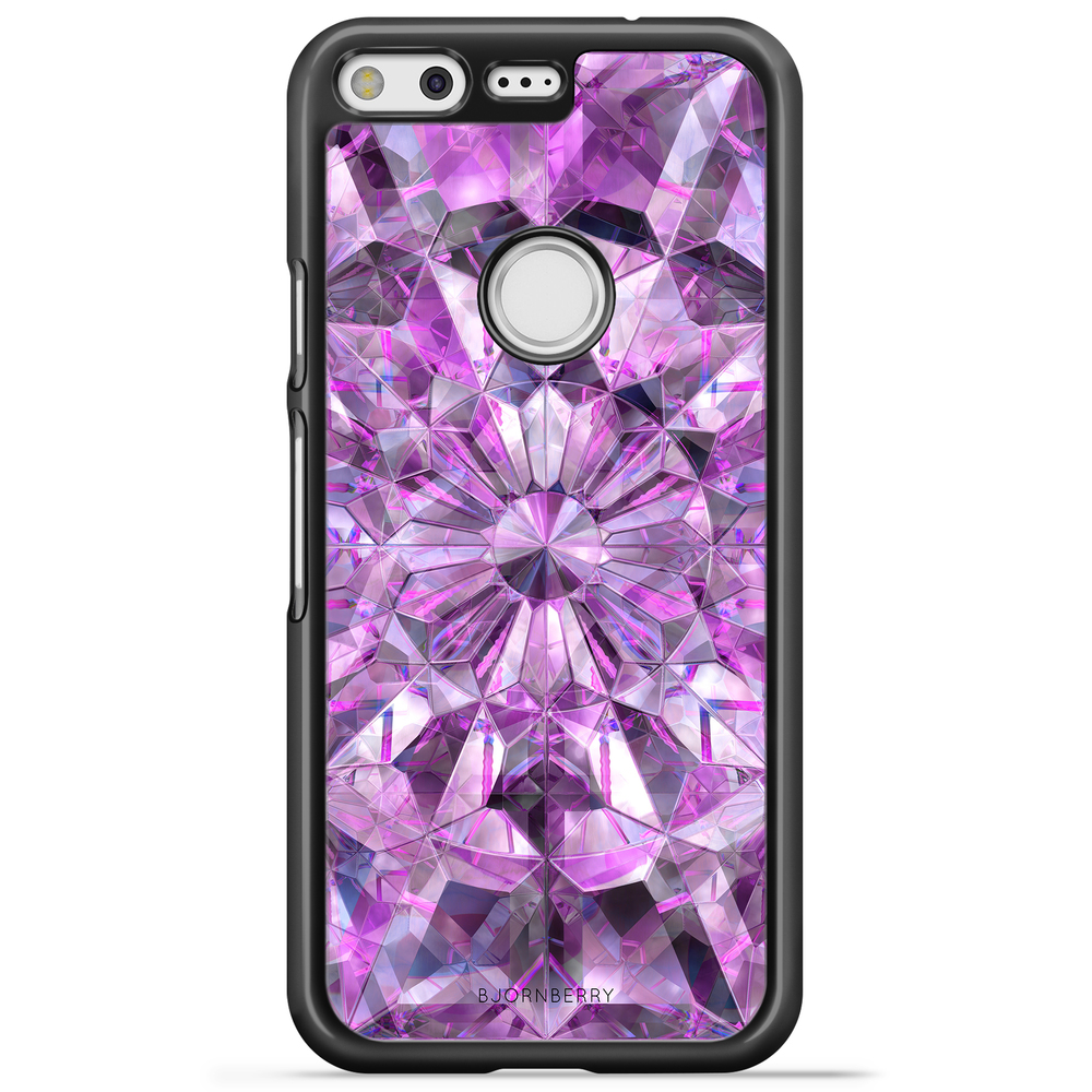 Google Pixel Case - Purple Crystals