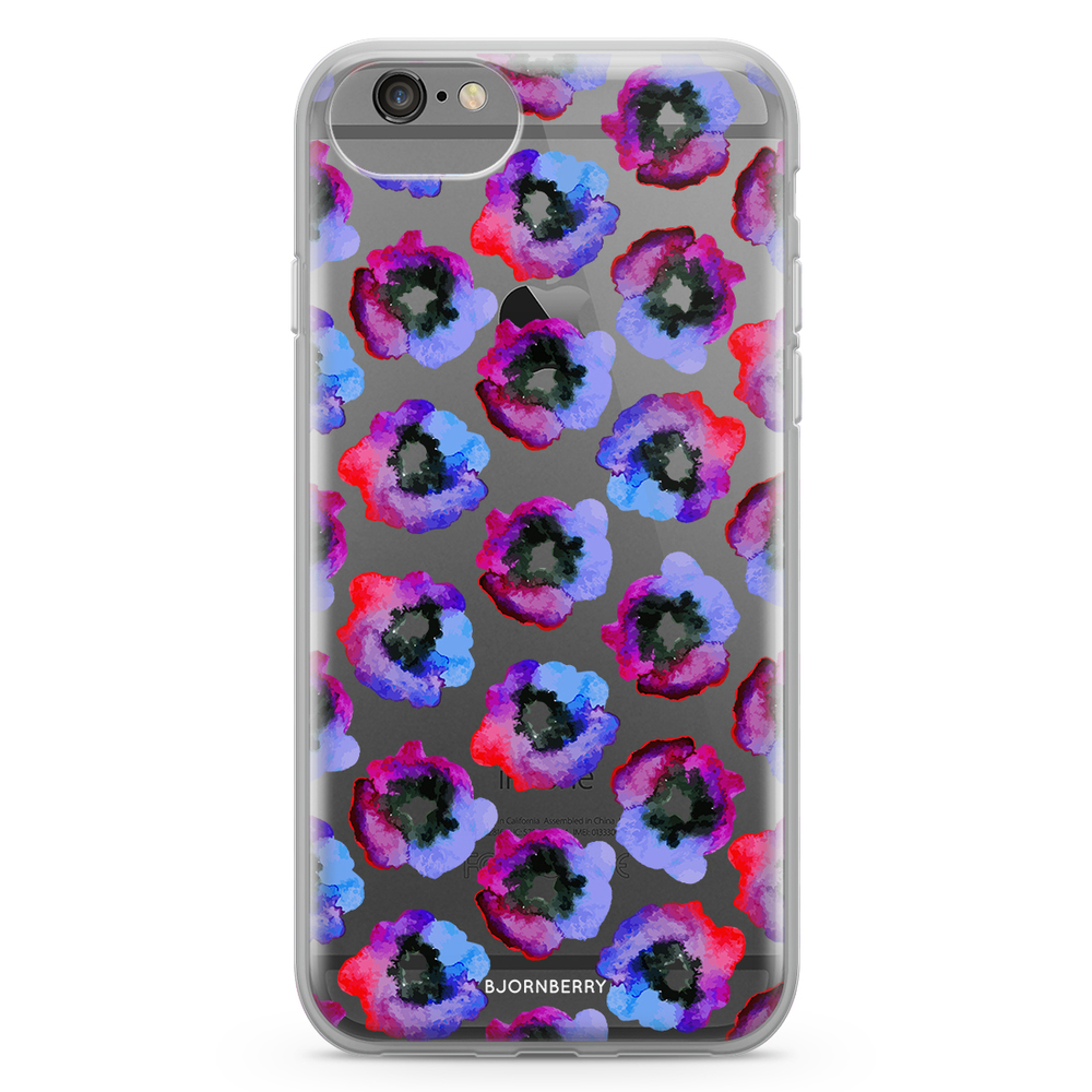 iPhone 6/6s Fashion Case - Violet Flowers