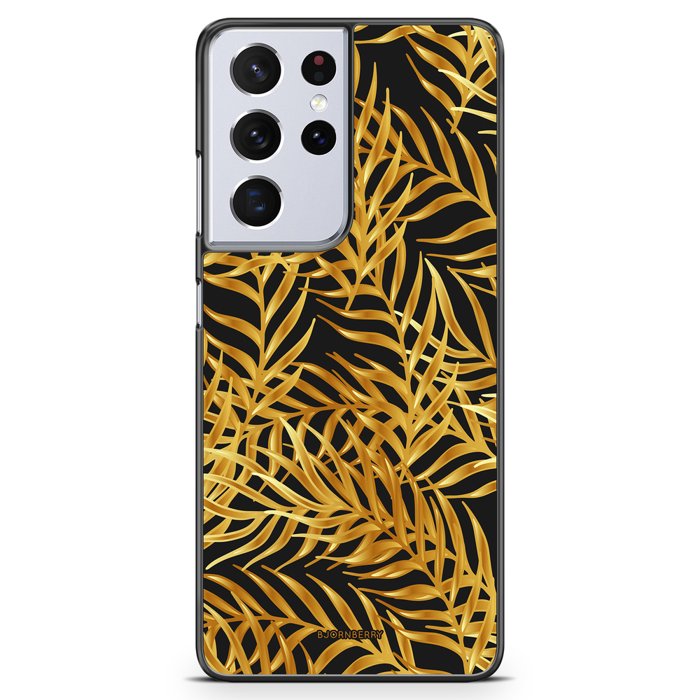 Samsung Galaxy S21 Ultra Case - Gold Palm