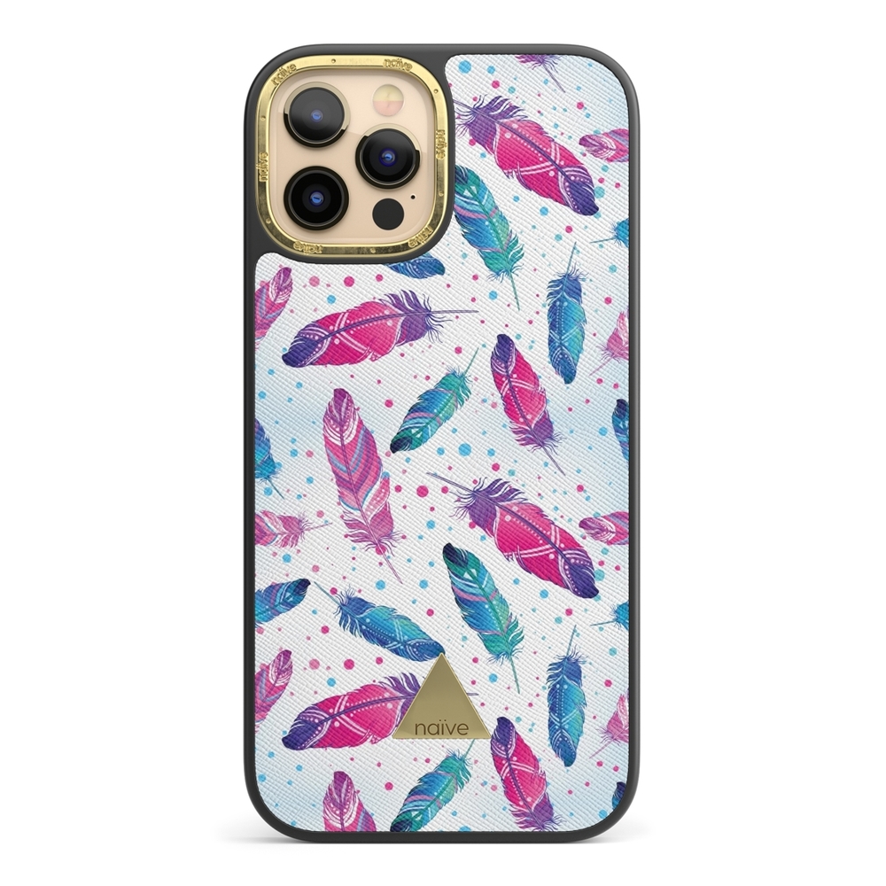 Naive iPhone 12 Pro Case - Feathers