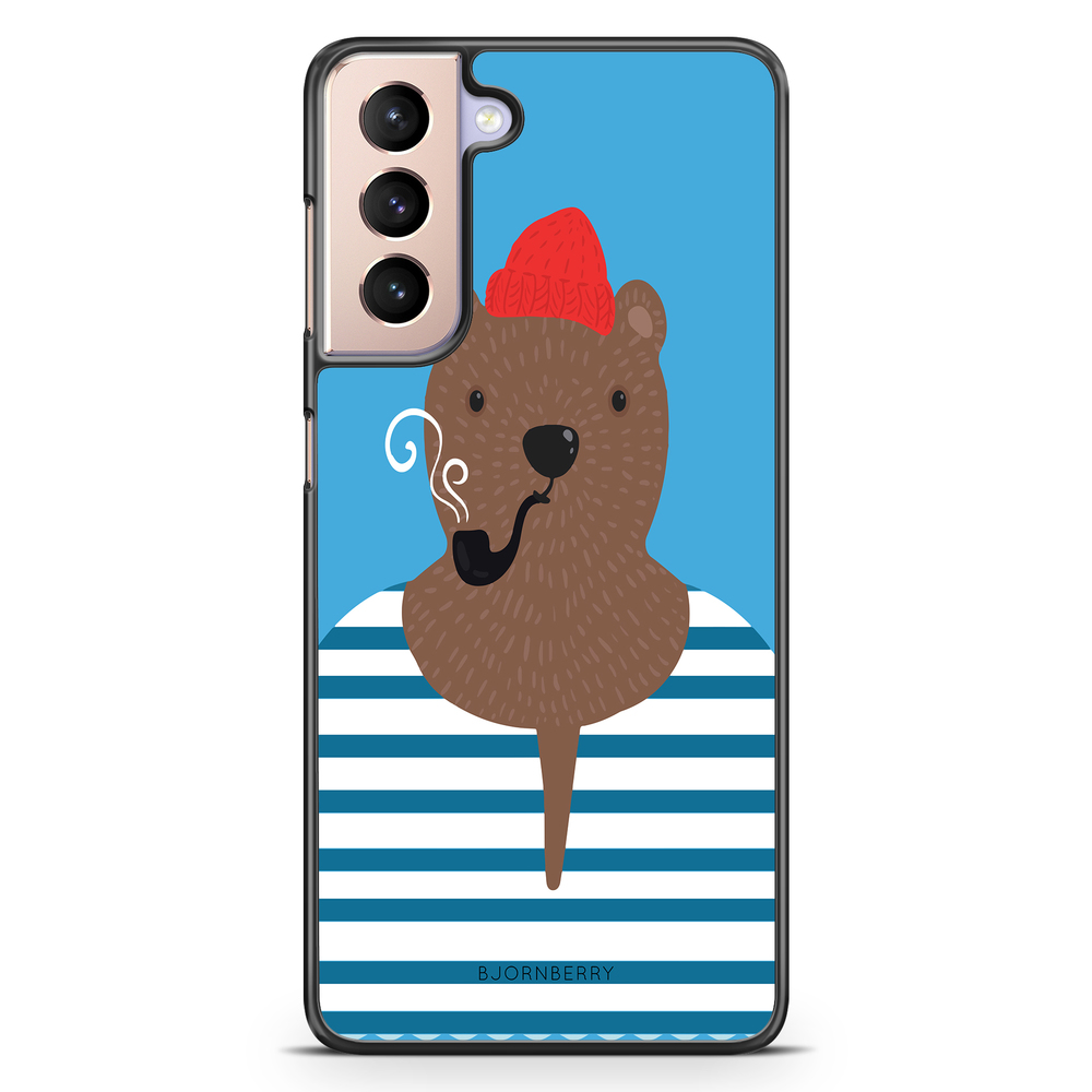 Samsung Galaxy S21 Case - Hipster Bear