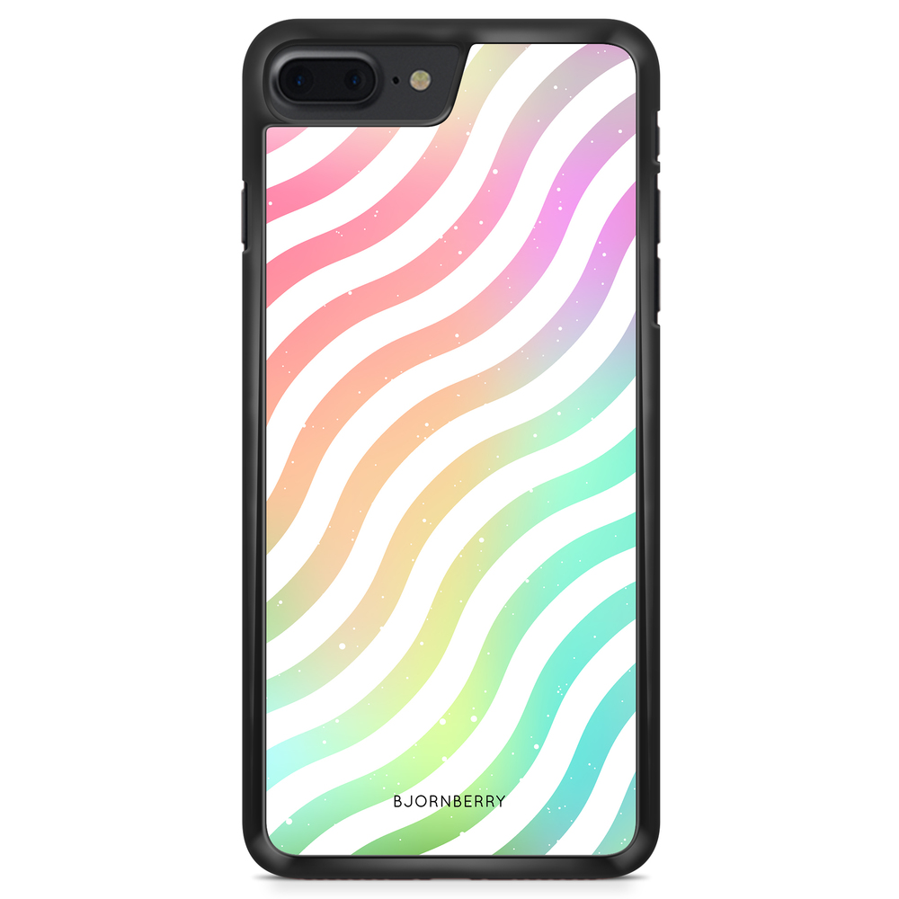 iPhone 8 Plus Case - Wavy Rainbow