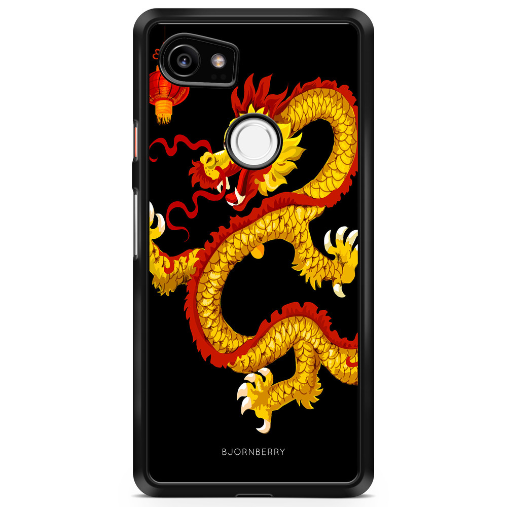 Google Pixel 2 XL Case - Yellow Dragon