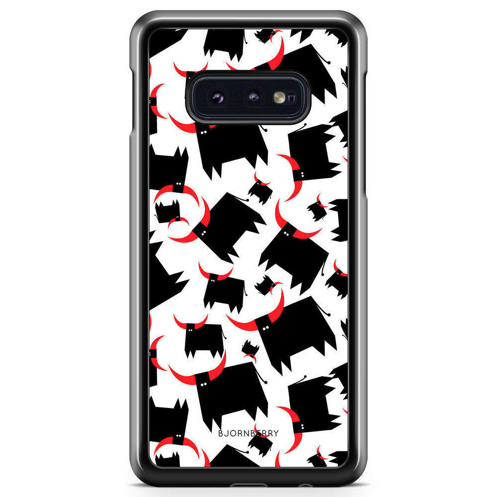 Samsung Galaxy S10e Case - Bull Red Horns