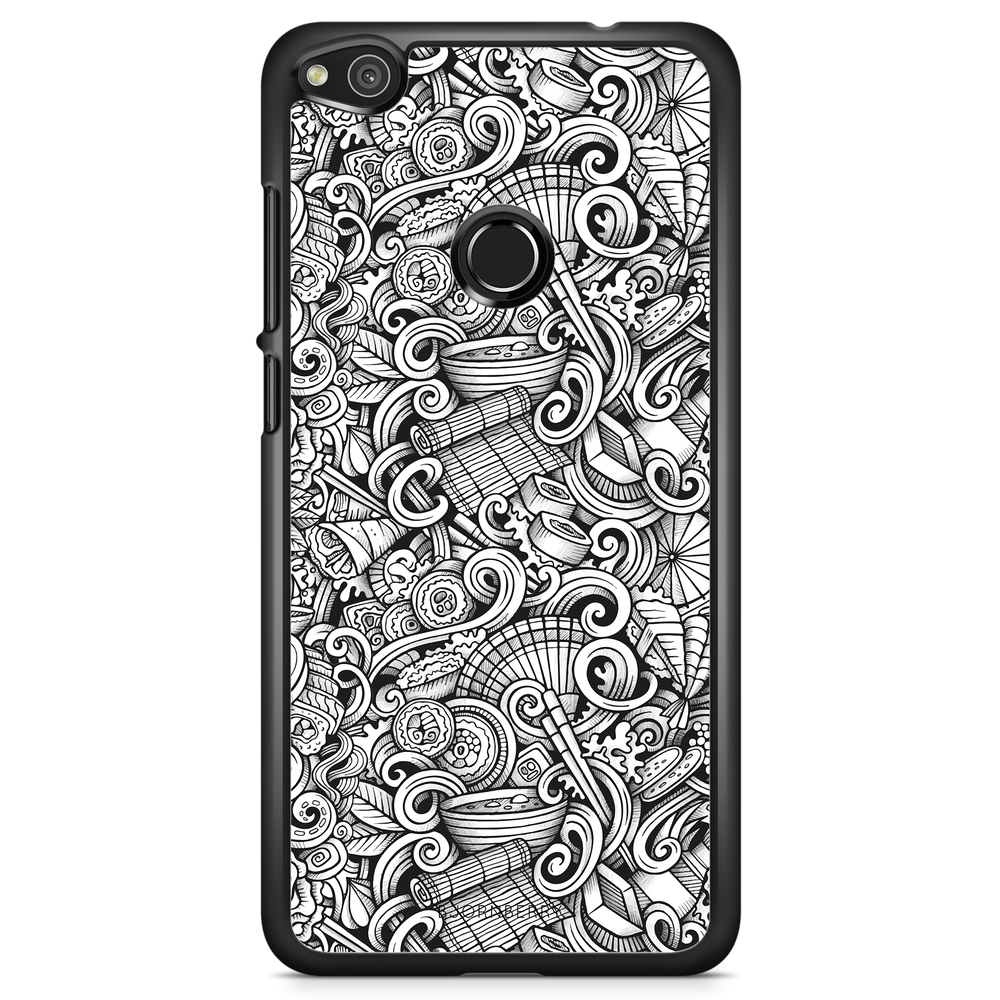 Huawei Honor 8 Lite Case - Japanese Pattern