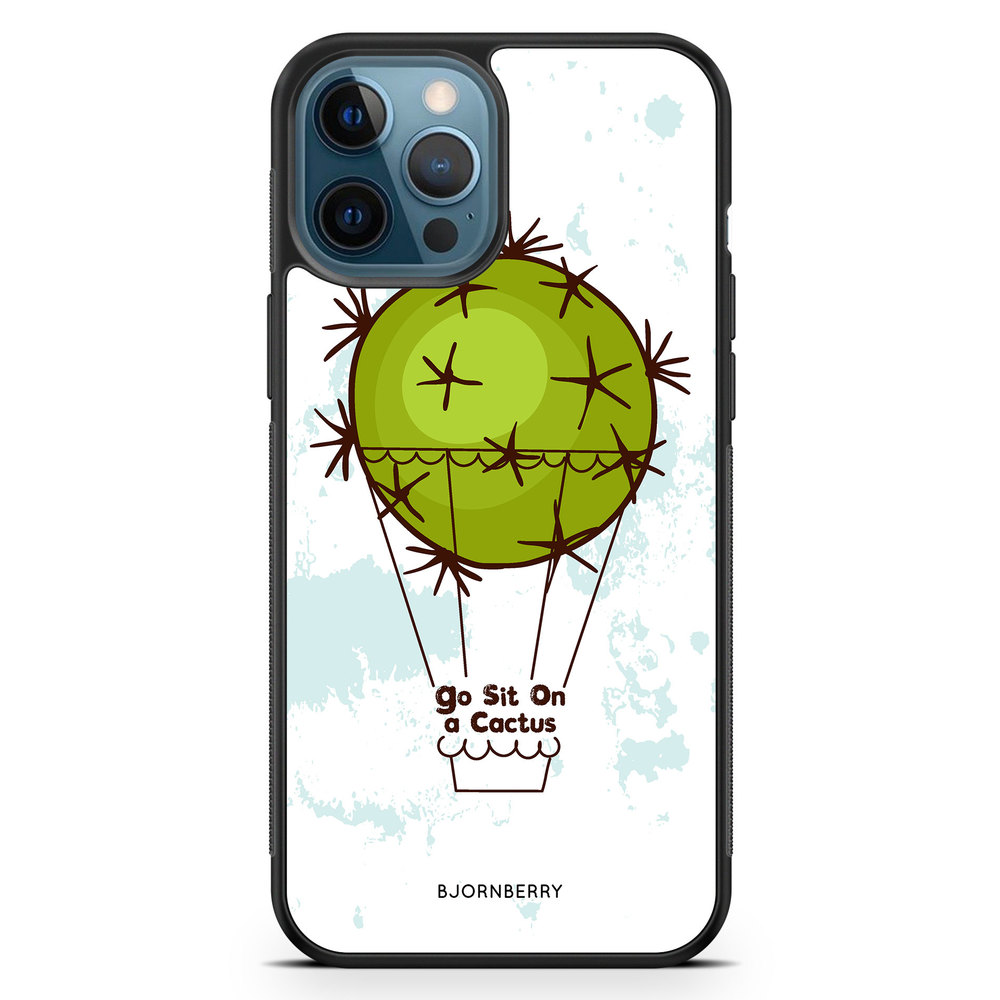 iPhone 12 Pro Case - Go sit on a cactus