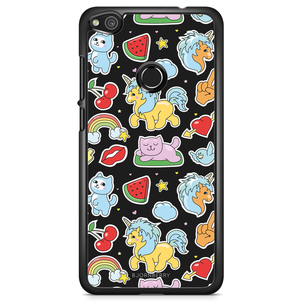 Huawei Honor 8 Lite Case - Cute Stickers