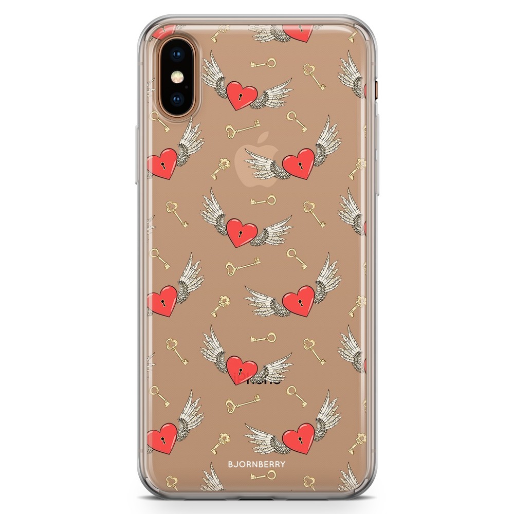 iPhone Xs Max Fashion Case - Hearts 'n Wings