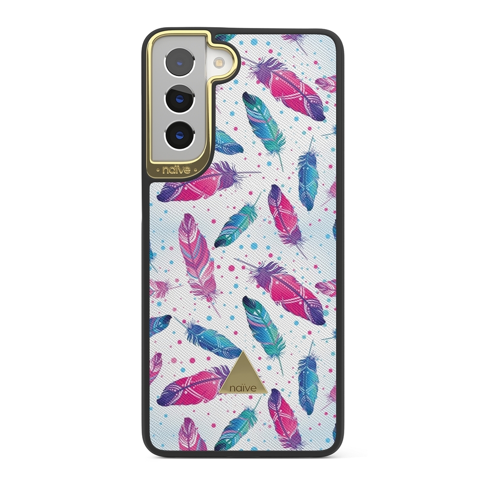 Naive Samsung Galaxy S21 Plus Case - Feathers