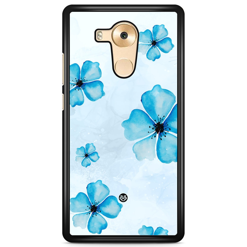 Huawei Mate 8 Case - WILD BLOOM - Blue Bloom