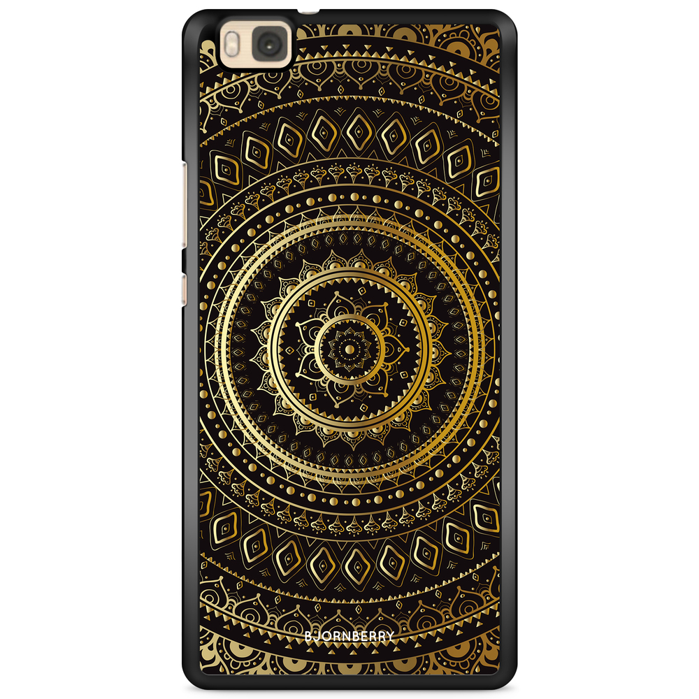 Huawei P8 Lite Case - Gold Mandala