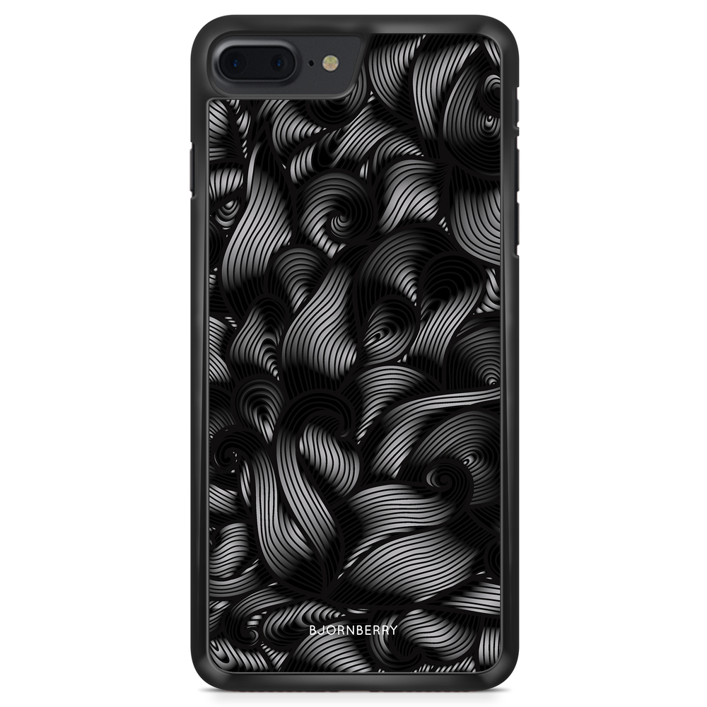 iPhone 8 Plus Case - Black Waves