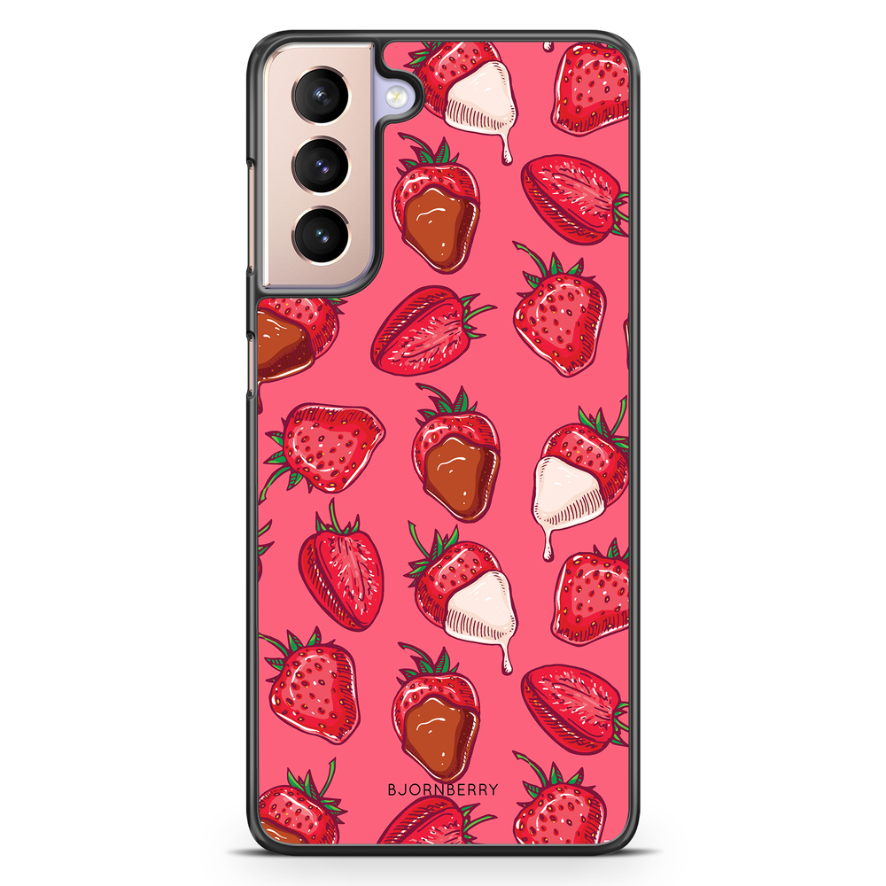 Samsung Galaxy S21 Case - Strawberry Chocolate