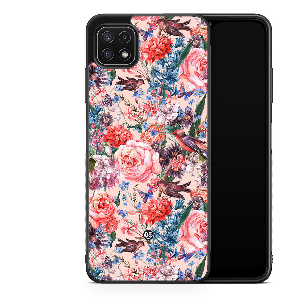 Samsung Galaxy A22 5G Case - Birds & Flowers