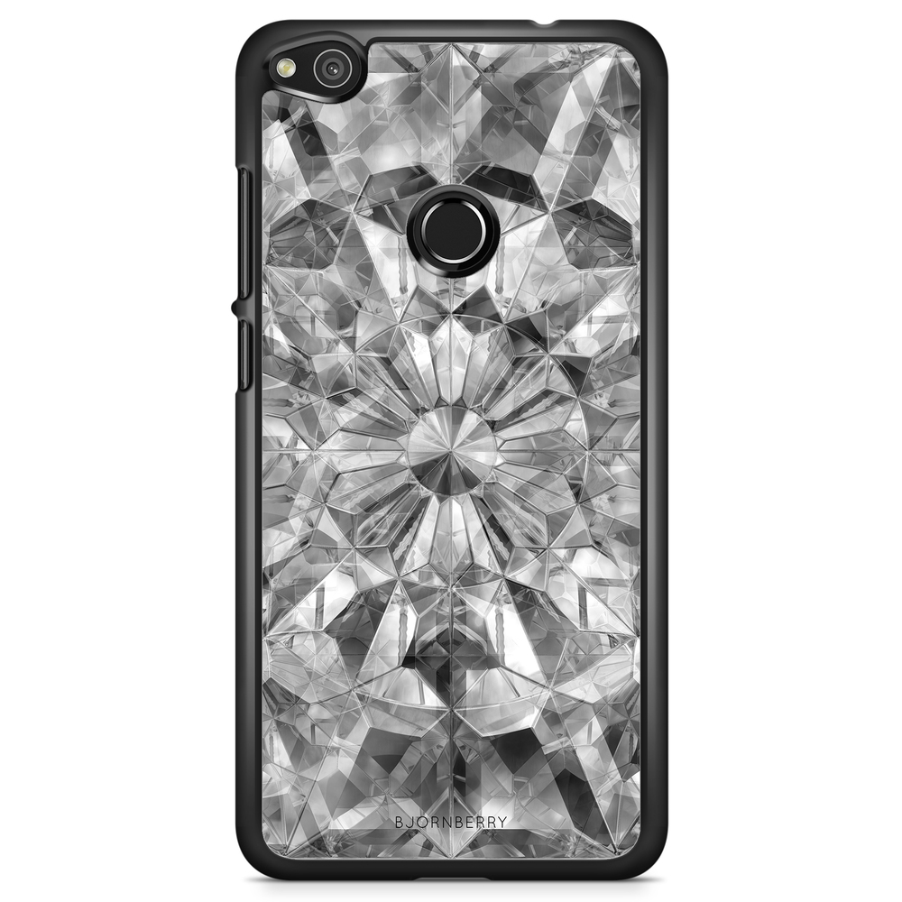 Huawei Honor 8 Lite Case - Grey Crystals