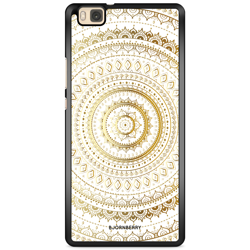 Huawei P8 Lite Case - Gold Mandala
