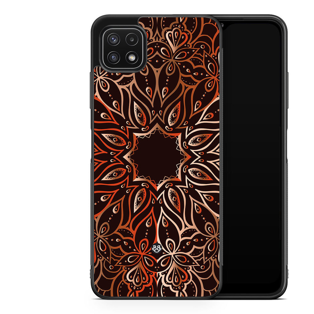 Samsung Galaxy A22 5G Case - Bronze Mandala