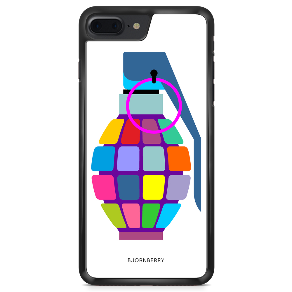 iPhone 8 Plus Case - Color Hand Granade
