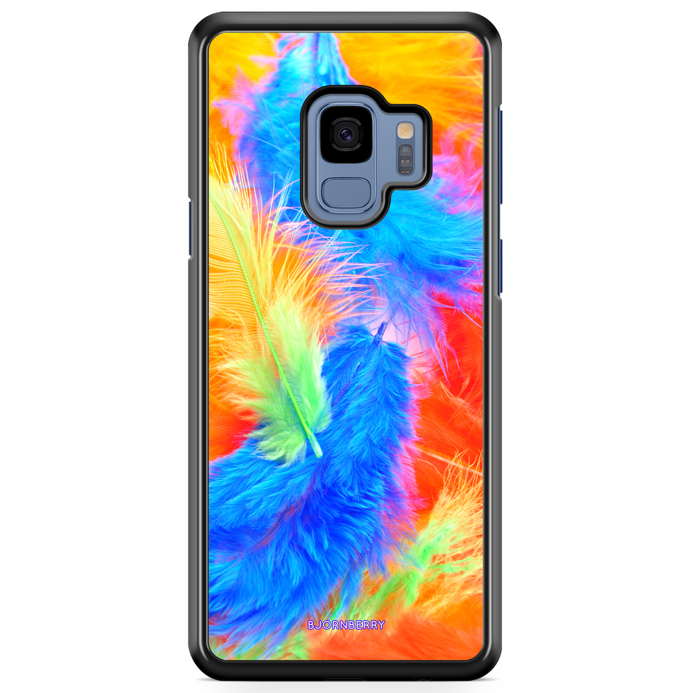 Samsung Galaxy S9 Case - Easter Feathers